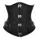 Corset Steampunk Vintage en Faux Cuir Gothique Punk serre-taille Costume d'Halloween 7.5