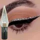 Ombre à barrage scintillante pour femme paillettes de diamant eye-liner brillant imperméable