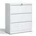 Inbox Zero 3 Drawer File Cabinet w/ Lock for A4/Letter/Legal Size File Metal Storage Cabinet for Home Office in White | Wayfair