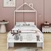 Mercer41 Yaisa Platform Storage Bed Wood in White | 51.2 H x 42 W x 86.7 D in | Wayfair 57CA973ACDB84F7AAD52F75819A78964