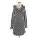 Artesania Casual Dress - Sweater Dress: Gray Dresses - Women's Size Large