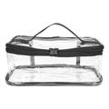 Makeup Bag Handheld Lunch Bag Transparent Picnic Bag Travel Makeup Storage Bag for Outdoor