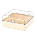 KUNyu Acrylic Cosmetic Storage Box Compartment Design with Dustproof Cover Efficient Space-saving Storage Organizer