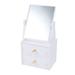 Makeup Vanity Mirror Desktop Adjustable Cosmetic Travel Case Tabletop Jewelry Drawer Storage Organizer Stand Student