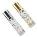 2 Pcs Clear Lip Gloss Christmas Leis Christmas Present Men Gifts for Christmas Roller Ball Bottle Essential Oil Bottle Perfume Filling Glass