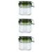 3 Pcs Airtight Jar Packaging Bottle Clear Cream Sample Buttercream Cosmetic Glass Travel Pp The Pet