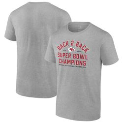 Kansas City Chiefs Super Bowl Champions Back 2 Back T-Shirt - Sport Grau - Herren
