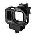 Andoer Camera Cage Video Plastic Case 55mm Filter Adapter Cold Mount 55mm Filter Adapter 9 Dual Cold Mount Plastic Case Dual Mount 55mm Filter Case Dual Cold Camera Video Plastic dsfen