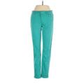 Joe's Jeans Jeans - Low Rise Skinny Leg Boyfriend: Teal Bottoms - Women's Size 27 - Medium Wash