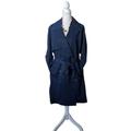 Nine West Jackets & Coats | New Navy Trench Coat Lightweight Material Nine West Size 3x | Color: Blue | Size: 3x