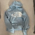 The North Face Tops | North Face Women’s Hoodie- Xs | Color: Blue/White | Size: Xs