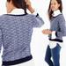 J. Crew Sweaters | J. Crew Merino Wool And Metallic Tweed Knit Blend Pullover Sweater | Color: Blue/Silver | Size: S