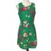 J. Crew Dresses | J. Crew Cotton Sheath Dress Vibrant Green Floral Sleeveless Above Knee S | Color: Green/Pink | Size: 6