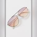 Free People Accessories | Free People Aces Aviator Sunglasses | Color: Pink/Silver | Size: Os