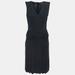 Louis Vuitton Dresses | Louis Vuitton Black Jersey Draped Sleeveless Short Dress M | Color: Black | Size: M