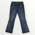Ralph Lauren Jeans | Lauren Jeans Co. Ralph Lauren Womens Bootcut Embroidered Western Denim Jeans 6 | Color: Blue | Size: 6