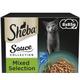 8x85g Mixed Selection in Gravy Sheba Sauce Lover Trays Wet Cat Food
