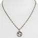 Gucci Jewelry | Gucci Interlocking G Pendant Necklace | Color: Silver | Size: Os