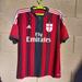 Adidas Shirts | Milan 2014 2015 Home Football Shirt Soccer Jersey Adidas D87224 Xl Red | Color: Black/Red | Size: Xl