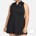 Nike Dresses | Nwt Nike Women's Court Dri-Fit Victory Tennis Dress Plus Size | Color: Black/White | Size: 3x