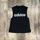 Adidas Tops | Adidas Women's Id Winners Muscle Basketball Long Length Sleeveless | Color: Black/White | Size: S