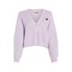 Tommy Jeans TJW ESSENTIAL BADGE CARDIGAN Herren lavender flower, Gr. XL, Baumwolle