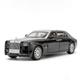 car model car decoration For Rolls Royce for Phantom Starlight 1:18 Alloy Car Diecasts & Toy Vehicles Car Model Sound Car Toys Gifts (Color : Silver Black)
