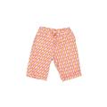 Lands' End Khaki Shorts: Pink Paisley Bottoms - Kids Girl's Size 8