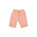 Lands' End Khaki Shorts: Pink Paisley Bottoms - Kids Girl's Size 8