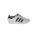 Adidas Sneakers: White Color Block Shoes - Women's Size 4 1/2 - Almond Toe