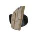 Safariland 7378 7TS ALS Concealment Paddle/Belt Loop Glock Holster Glock 43 W/ Streamlight Tlr-6 FDE Brown 7378-89518-551