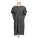 Happy x Nature Casual Dress - Shift: Gray Marled Dresses - Women's Size Small