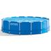 Intex Metal Frame Round Above Ground Swimming Pool w/Pump in Blue | 15' x 48" | Wayfair 28241EH