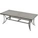 Red Barrel Studio® Jeitt Aluminum Dining Table Metal in Gray | 29.1 H x 84 W x 39.8 D in | Outdoor Dining | Wayfair