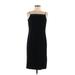 Ann Taylor Casual Dress - Sheath: Black Solid Dresses - Women's Size 6