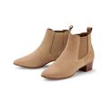 Stiefelette aus Veloursleder