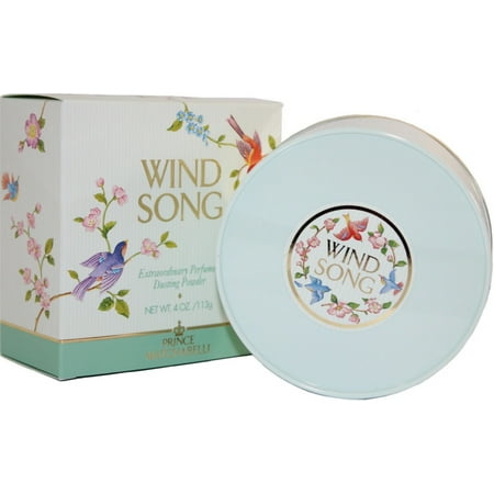 Prince Matchabelli Wind Song Perfumed Dusting Powder 4 oz (Pack of 2)