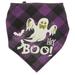 Pet Triangle Towel Halloween Costumes for Pets Present Bibs Bandana Shine Purple Cotton Polyester