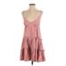 Shein Casual Dress - Slip dress: Pink Dresses - Women's Size X-Small
