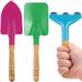 Beach sandbox toy NUOLUX 3pcs Outdoor Garden Tools Set Rake Shovel Kids Beach Sandbox Toy