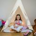 SHCKE Teepee Tent for Kids Indoor Tent Play Tent for Girls & Boys Kids Teepee Tent Kids Playhouse Portable Children Play Tent Indoor Outdoor Teepee Tent