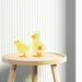 Wind-up Chicken Toys 1Set Wind-up Toys Adorable Chicken Clockwork Toy Plush Wind-up Duck Toy Random Color