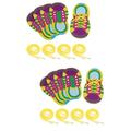 10 Sets Shoelace Toy Tying Practice Toys Shoelaces up Children s Childrens Learning Tie Shoes for Kids Baby