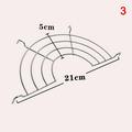 1PC Stainless Steel Semicircle Heat Insulation Steam Rack Drain Oil Filter Rack Kitchen Gadgets 16-32cm