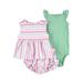 Carter s Child of Mine Baby Girl Shorts Outfit Set 3-Piece Sizes 0/3-24 Months