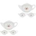 Tea Bag Saucer Household Bulk Jewelry Tray Container Organizer for Cabinet 6 Pcs
