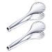 2 Pcs Serving Tongs for Buffet Barbecue Food Clip BBQ Stainless Steel Bun Pastry