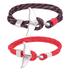 2 Pcs Bracelet Survival Rope Chain Anchor Charm Bracelets Bangle Wrist Band Lovers