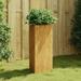 vidaXL Garden Planter 15.7 x13.6 x29.5 Corten Steel