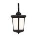 9.3W 1 Led Medium Outdoor Wall Lantern 8 inches Wide By 16.13 inches High-Black Finish-Incandescent Lamping Type Bailey Street Home 73-Bel-4315015